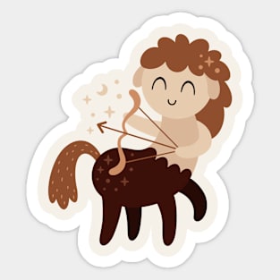 Sagittarius Baby Zodiac Sign Sticker